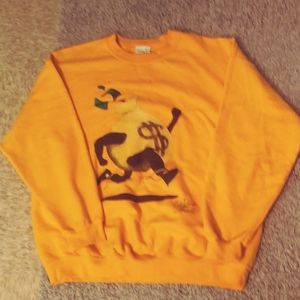 PaperTrails Crewneck Sweatshirt Sz XL Yellow